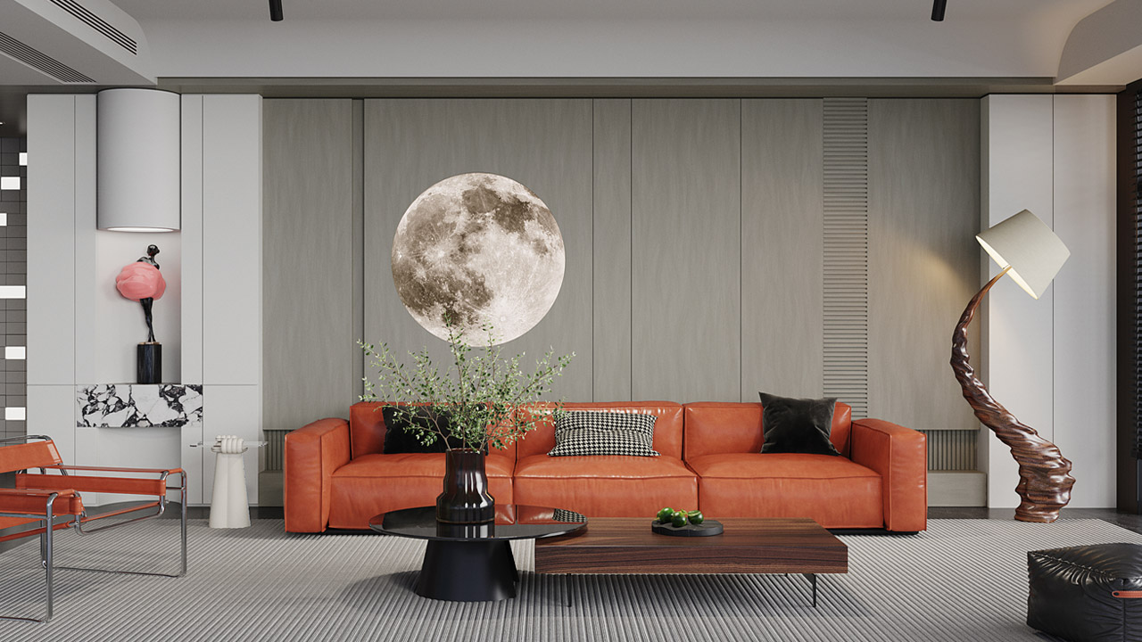 实木碳晶板成效图