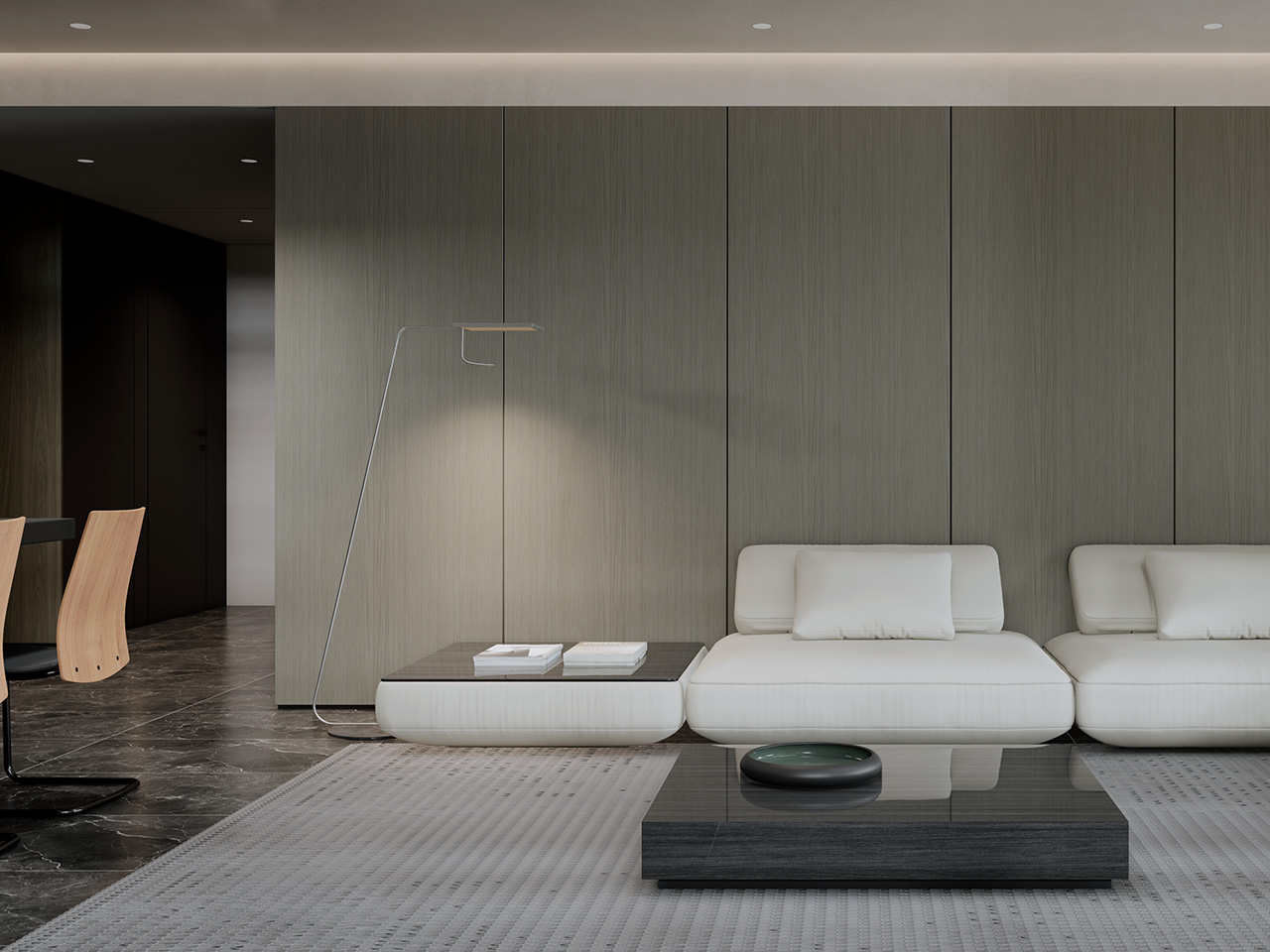 混油板材家具-书橱成效图