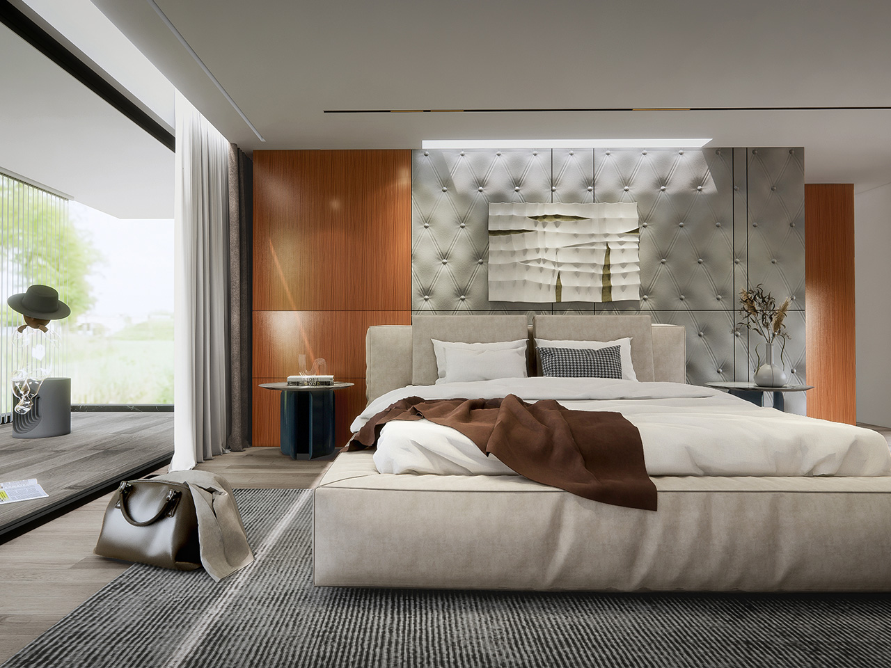 卧室装建设计成效图